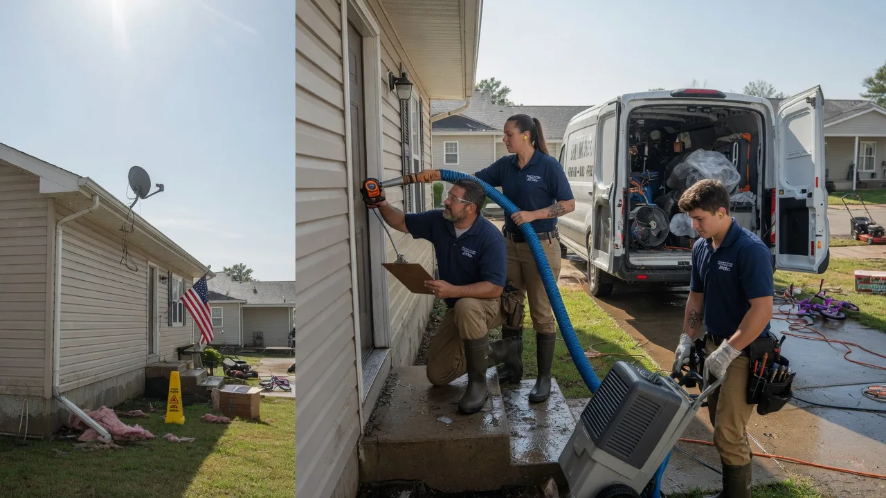 Ceiling Water Damage Restoration in Somerville, OH near me